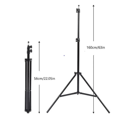 Anti-Shake Portable Extendable Tripod - 1/4 Screw Universal Stand for DSLR Camera Smartphone Vlogging