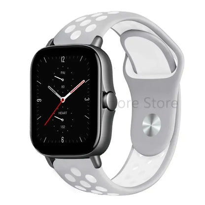 20mm 22mm Bracelet for Amazfit strap Silicone GTS/2/2e/GTS2 Mini/GTR 42mm/47mm/GTR2/2e/stratos Sport Watch band Amazfit bip 6 5