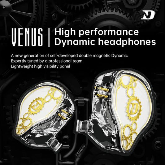 ND Venus headphones hifi wired high-quality in-ear typec interface round hole 3.5 game monitoring ear return