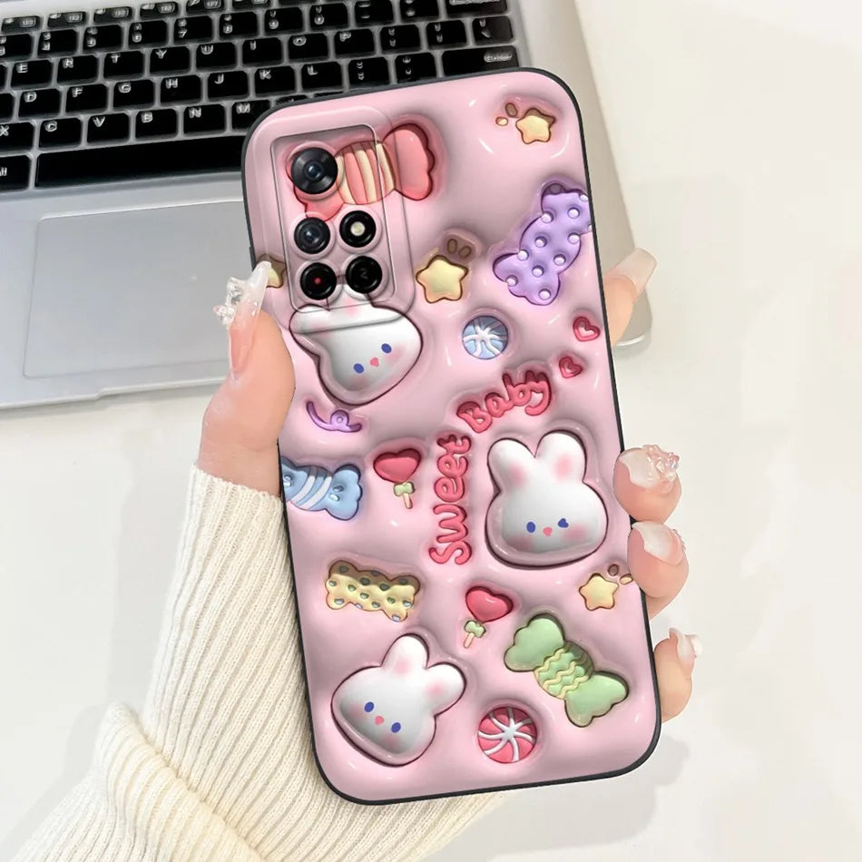 For Xiaomi Poco M4 Pro 5G PocoM4 Cute New Design Phone Case For Poco M4 Pro M 4 M4Pro 4G 5G Shockproof Soft Silicone Cases