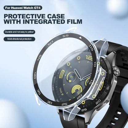 Tempered Glass+Case For Huawei Watch GT4 46mm Full Coverage Bumper Screen Protector Cover For Huawei Watch GT 4 41mm Accessories