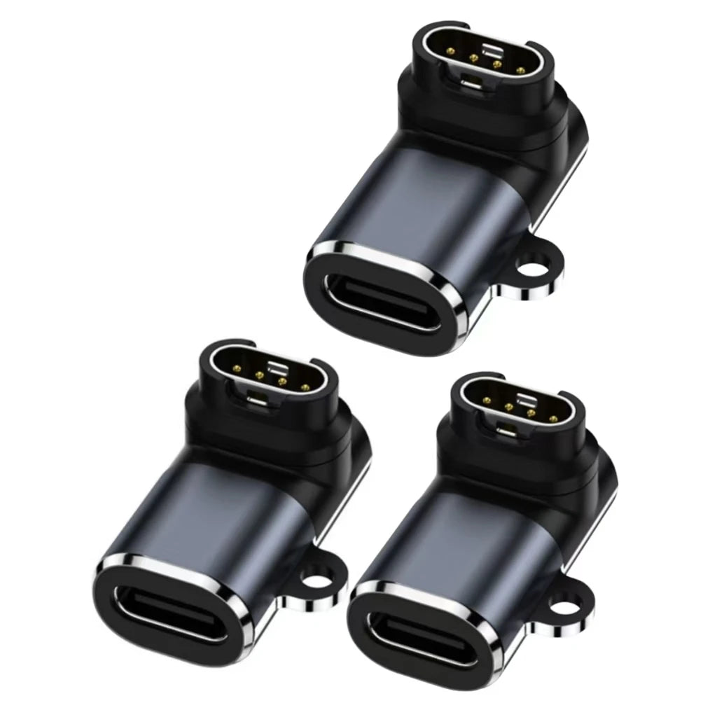 Typec/Micro To 4pin Charger Adapter Connector for Garmin Fenix 7/6/5/7X/6X/5X/ Venu 2 Plus Watch Charging Converter