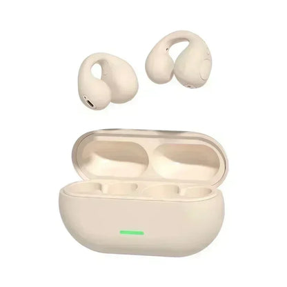 T75 Bluetooth headset 5.3 wireless bone conduction headset clip-on music sports game headset