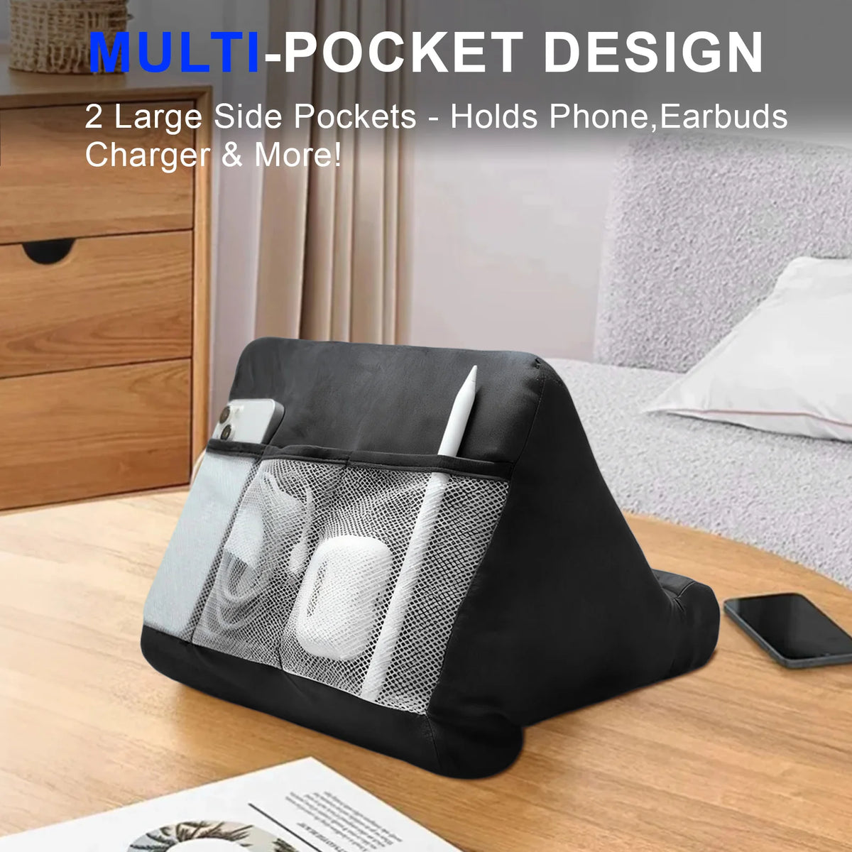 Sponge Pillow Tablet Stand Holder Pillow Pad Ultra Multi-Angle Soft Tablet Stand for Samsung Xiaomi Tablet Holder Reading Stand