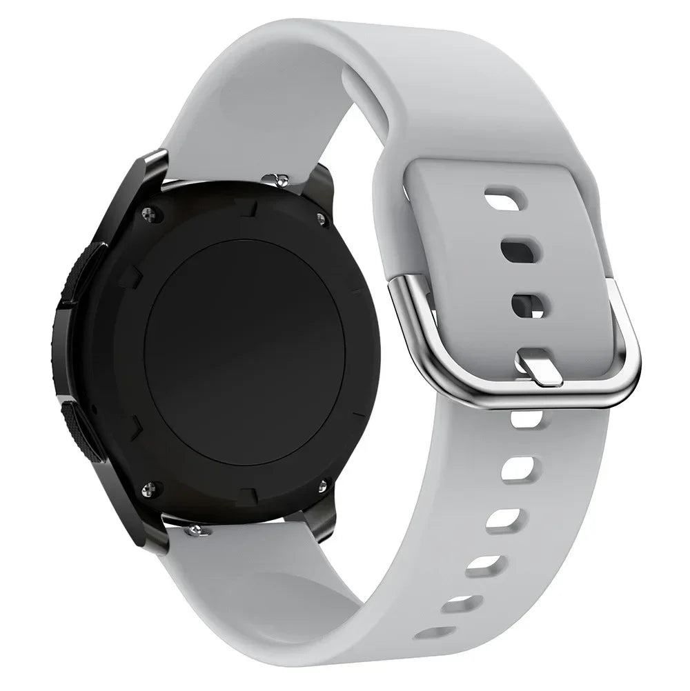 20mm 22mm Strap For Samsung galaxy watch 6/5/pro/3/4/6 Classic 43mm 47mm/Active 2 Silicone Sport bracelet huawei Gt 3-2-2e Band