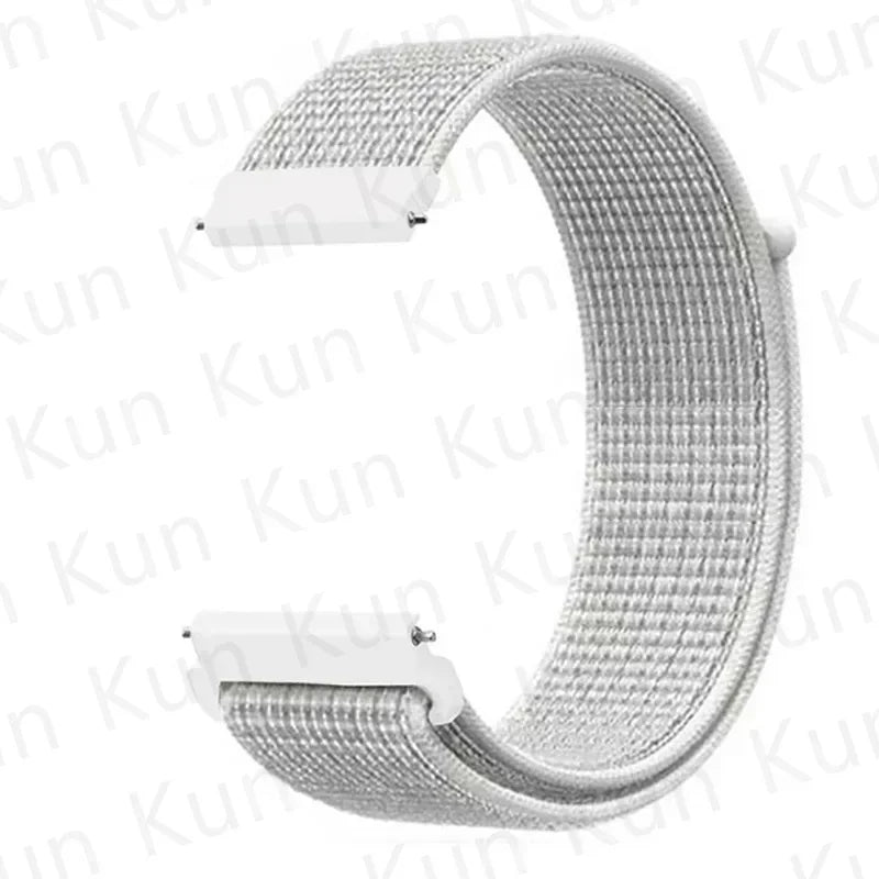 Nylon loop strap For Amazfit bip 6-5-3/u/S/pro Sport 20mm/22mm Bracelet for Amazfit GTS 4/3/2/2e/4 Mini/GTR 4/3/3 Pro/2/2e band