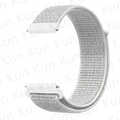 Nylon loop strap For Amazfit bip 6-5-3/u/S/pro Sport 20mm/22mm Bracelet for Amazfit GTS 4/3/2/2e/4 Mini/GTR 4/3/3 Pro/2/2e band
