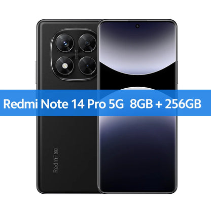 Global Version Xiaomi Redmi Note 14 Pro 5G Smartphone MediaTek Dimensity 7300-Ultra 200MP AI camera NFC 6.67"AMOLED display IP68