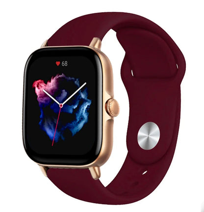 20mm 22mm watch Strap For Amazfit gts/4/3/2/gts2/4 Mini/Gtr4/3/2/2e/47mm Smartwatch Silicone Bracelet Watchabnd Amazfit gts Band