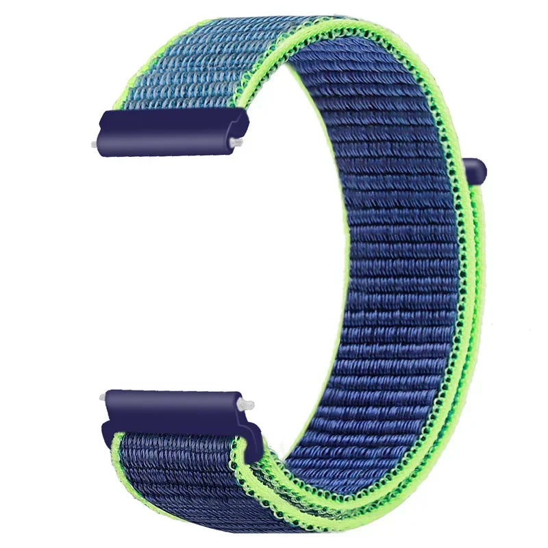 20mm 22mm Nylon Loop Strap For Garmin Forerunner 55 165 265 965 255 Active 5/Vivomove Trend/Vivoactive 5/Venu 3/2 Bracelet Belt