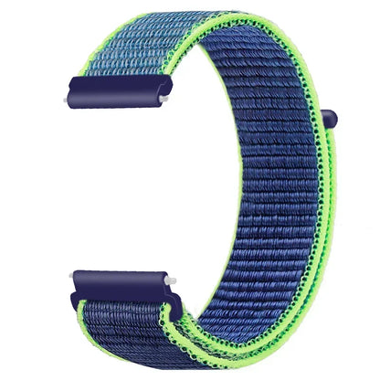 20mm 22mm Nylon Loop Strap For Garmin Forerunner 55 165 265 965 255 Active 5/Vivomove Trend/Vivoactive 5/Venu 3/2 Bracelet Belt