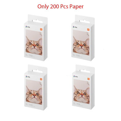 Xiaomi ZINK Pocket Printer Paper Self-adhesive Photo Print 50/100/150/200 Sheets Xiaomi 3inch Mini Printer Papers
