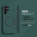 Ultra Thin Hard PC Magnetic Frameless Phone Case For Magsafe Samsung Galaxy S24 S23 S22 S21 S20 FE Plus Note20 Ultra Matte Cover