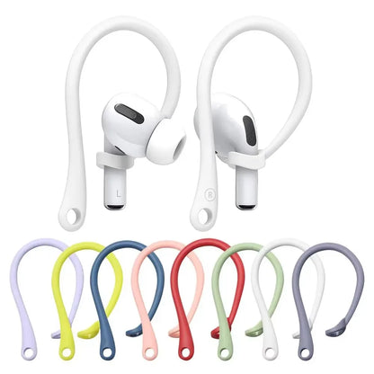 1 Pairs Anti-lost Earhooks for Apple AirPods 1 2 3 4 Sports Silicone Anti-drop Ear Hook For Airpods Pro Wireless Earphone Hooks