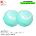 iLMH Cat Interactive Ball Toy Automatic Rolling Ball Faux Tail Rechargeable Smart Pet Electric Toy Pet Training Imitate Mouse