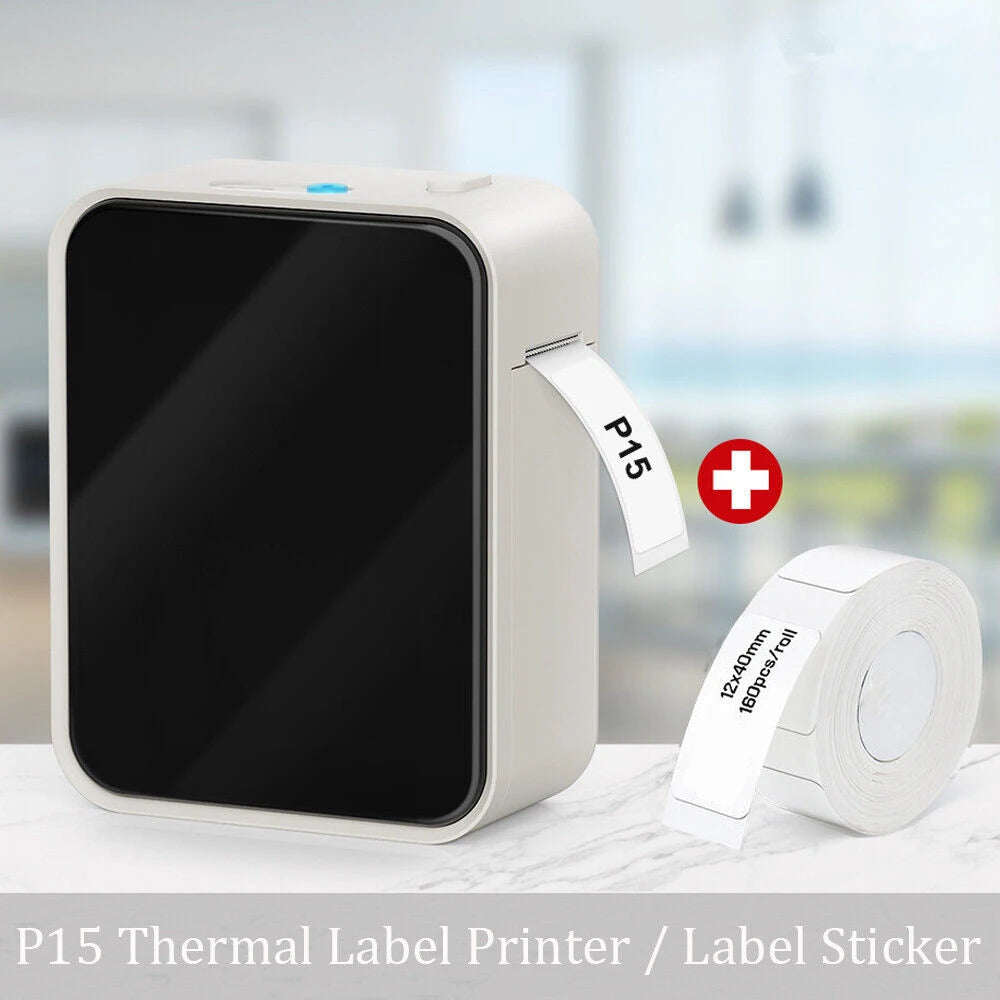 Marklife P15 Mini Portable Thermal Printer Without Ink Self-Adhesive Label Maker Printer For Stickers Labeller Labeling Machine