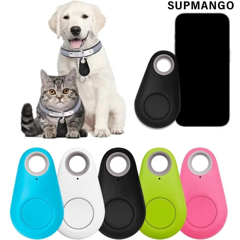 Mini GPS Bluetooth 50 Tracker Anti Lost Device Round Smart Locator for Pets Kids Bags Wallets Tracking Finder