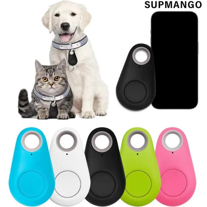 Mini GPS Bluetooth 50 Tracker Anti Lost Device Round Smart Locator for Pets Kids Bags Wallets Tracking Finder