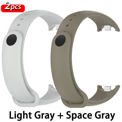 Silicone Strap for Xiaomi Mi Band 10 9 8 Strap NFC Sport Rubber Bracelet pulseira Correas Xiaomi Smart Band 10 9 8 Accessories