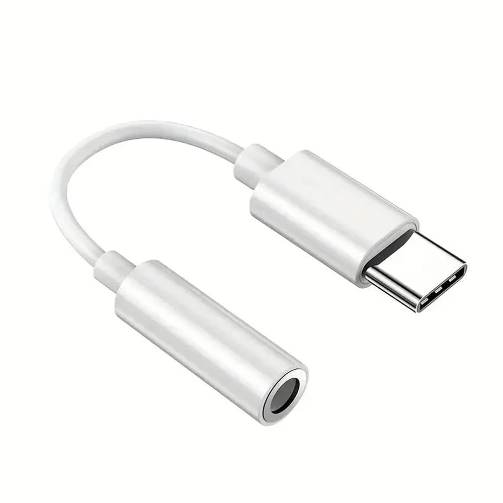 Type C To 3.5mm Aux Adapter Headphone Connector Adapter for Huawei Mate 30 Xiaomi Phone PD To 3.5mm Earphone Jack Audio Cables