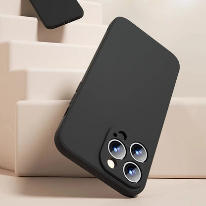 Luxury Original Liquid Silicone Case for IPhone 14 13 12 11 Pro Max Shockproof Case