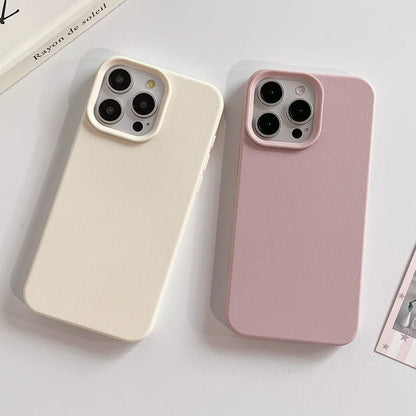 Leather Phone Case For iPhone 17 Pro Max 16 13 11 15 14 Plus 12 17 Air 17Promax 16promax Shockproof Soft TPU Funda Cover Coque