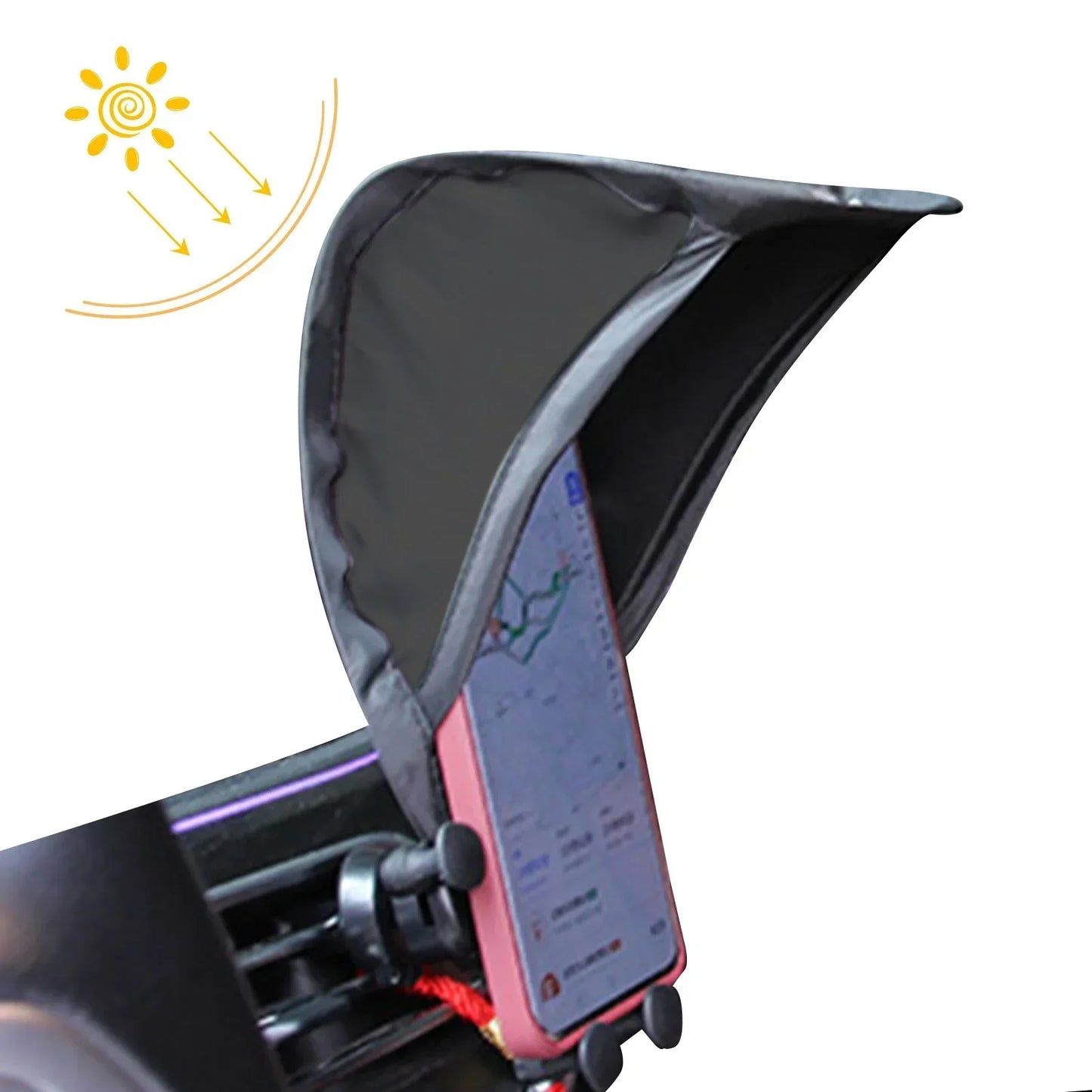 New Cell Phone Umbrella Sun Shade Sun Shade For Phone Sun Shield For Cell Phones Phone Sun Shade Glare Blocking Phone Stand