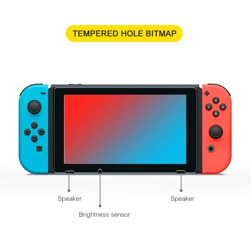 2PCS Protective Glass For Switch Tempered Glass Screen Protector for Switch Oled Lite NS Accessories Film