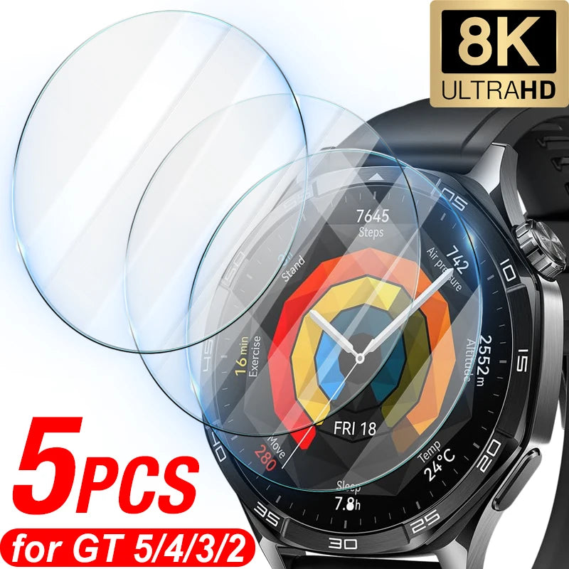Screen Protector for Huawei Watch GT 6 5 4 3 2 GT5 GT6 Pro Runner 41MM 42MM 46MM SmartWatch Glass Protective Film for GT6 Cover
