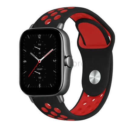 20mm 22mm Bracelet for Amazfit strap Silicone GTS/2/2e/GTS2 Mini/GTR 42mm/47mm/GTR2/2e/stratos Sport Watch band Amazfit bip 6 5