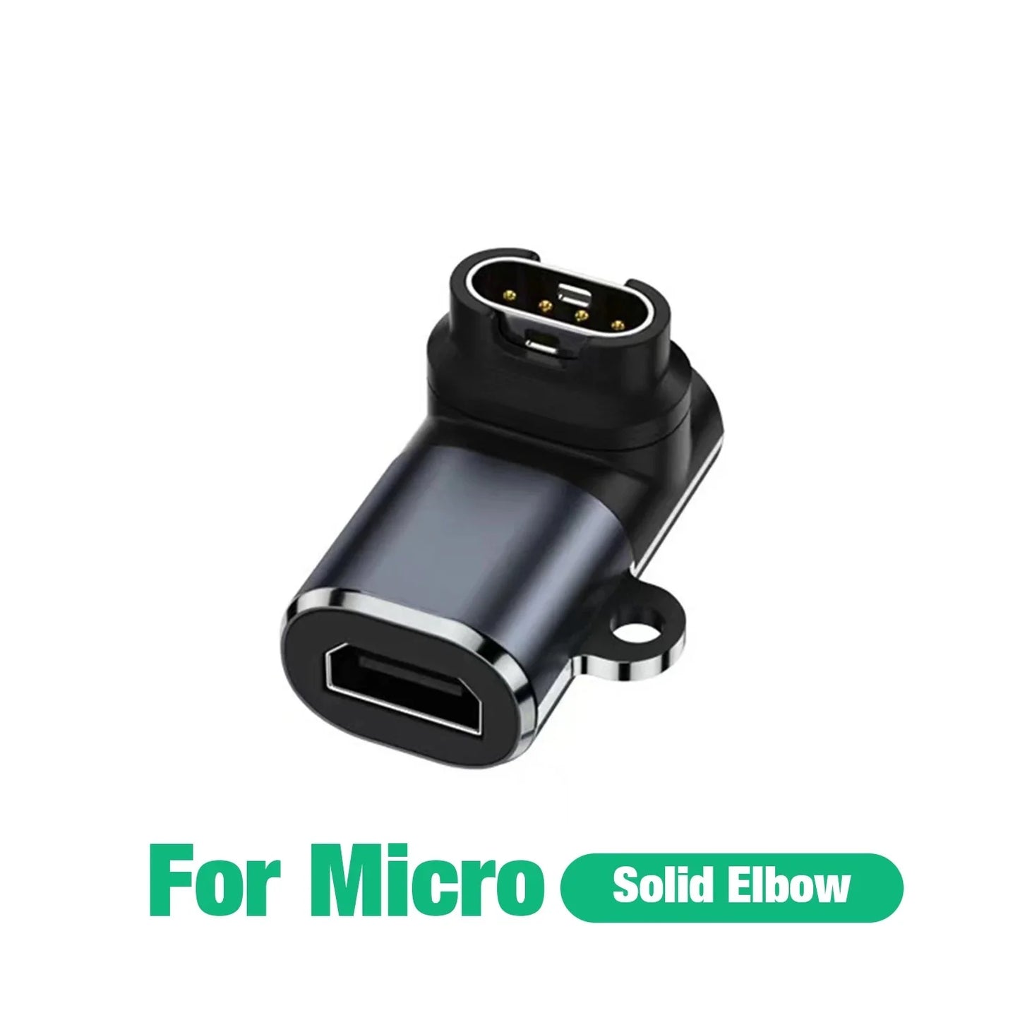 Type C/Micro/IOS USB to 4pin Charger Adapter Connector for Garmin Fenix 7/6/5/7X/6X/5X/ Venu 2 plus Watch Charging Converter