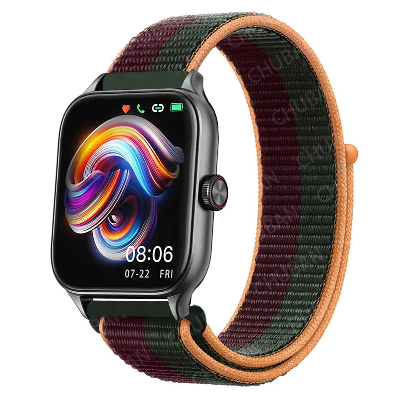 20mm 22mm Nylon Loop For Amazfit GTS4/2/3/3pro/2e/GTS2 Mini/GTR 4 42/47mm/GTR 2e/stratos bracelet for Amazfit bip/U/S/lite strap