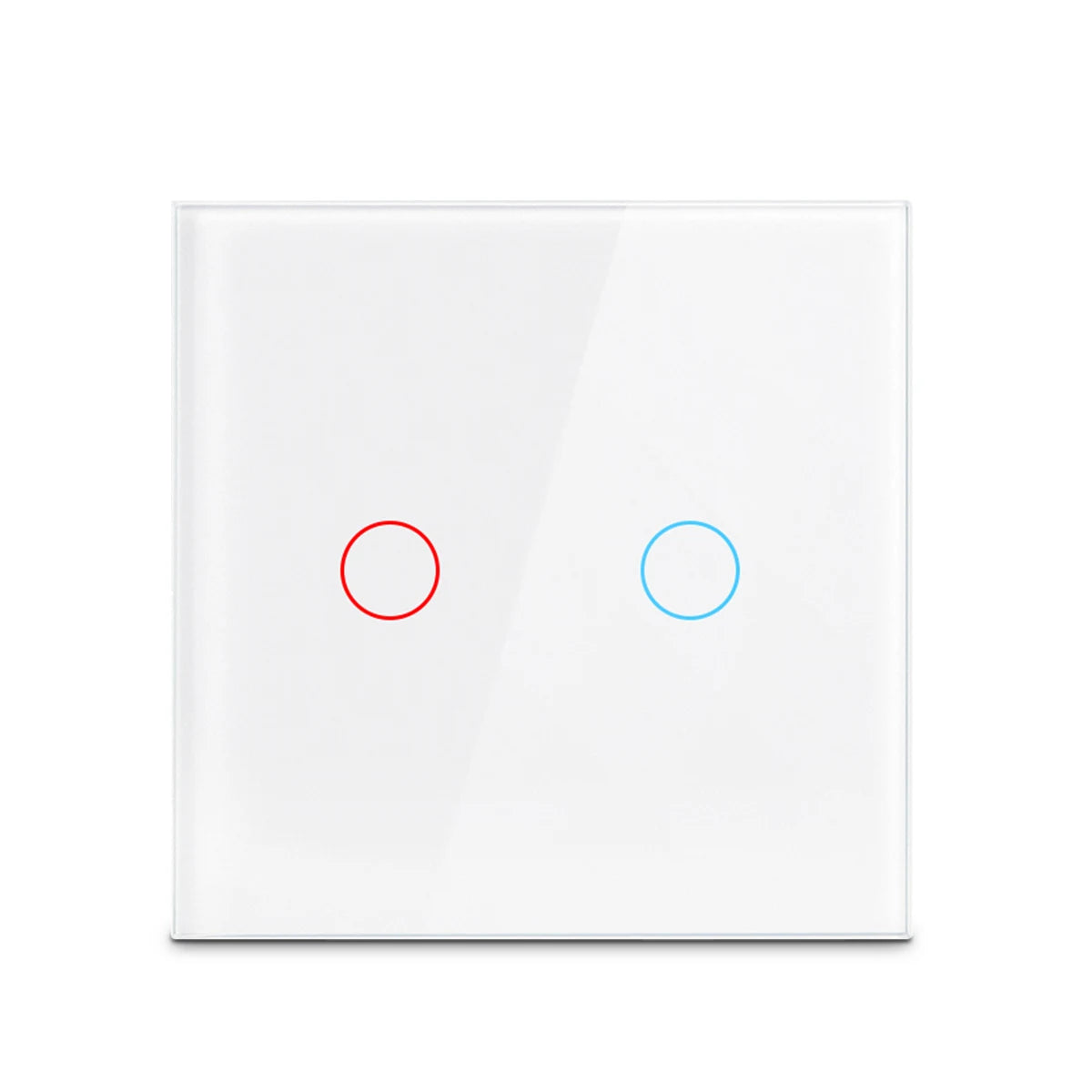 Touch Switch EU US LED Crystal Glass Panel Wall Lamp Light Switch 1/2/3 Gang AC100-240V LED Sensor Switches Interruttore