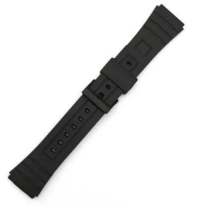 12/14/16/18/20/22mm Silicone Rubber Strap for Casio W800H A158/168 AE1200/1300 Watchband for SGW400 F91W F84 F105/108 Bracelet
