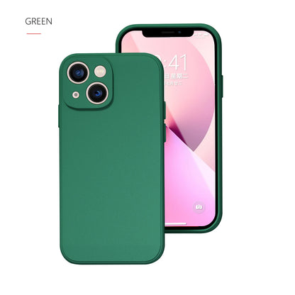 Phone Case For Iphone 14 Plus 13 12 Mini 11 Pro Max Xs X Xr 7 8 Candy Color Original Liquid Silicone Soft Protector Back Cover