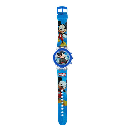 Flash Light Frozen Mickey Kids Watches For Girls Cartoon Snow White Car Children Watch Boys School Student Digitel Clock Gifts
