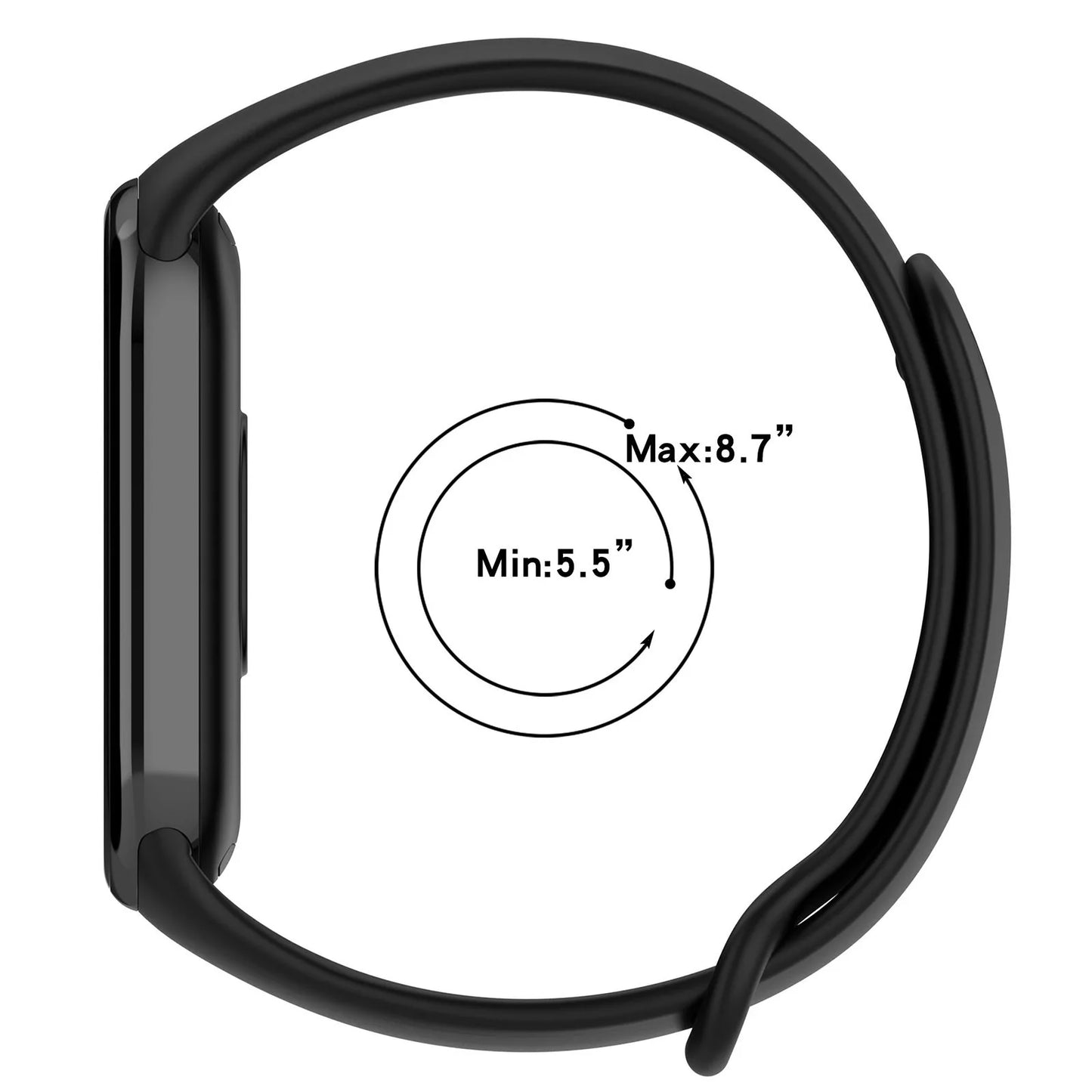 Silicone Strap for Xiaomi Mi Band 10 9 8 Strap NFC Sport Rubber Bracelet pulseira Correas Xiaomi Smart Band 10 9 8 Accessories