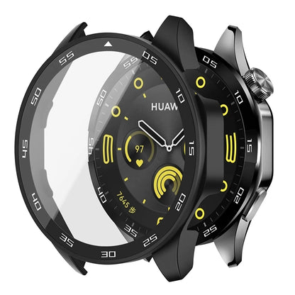 Tempered Glass+Case For Huawei Watch GT4 46mm Full Coverage Bumper Screen Protector Cover For Huawei Watch GT 4 41mm Accessories