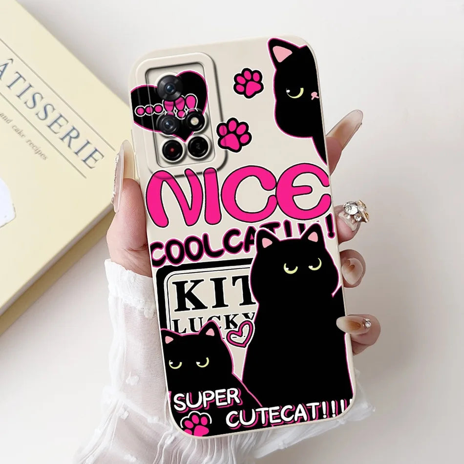 For Xiaomi Poco M4 Pro 5G PocoM4 Cute New Design Phone Case For Poco M4 Pro M 4 M4Pro 4G 5G Shockproof Soft Silicone Cases