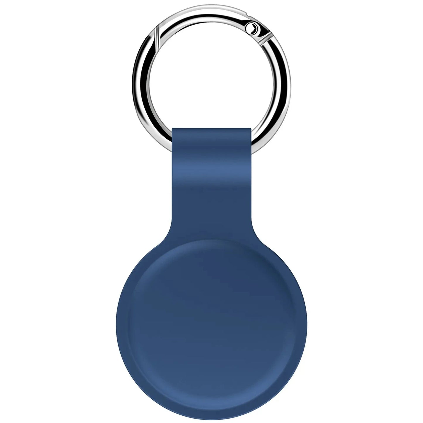 Mini Bluetooth Tag Liquid Silicone Protective Case Anti-Scratch Sleeve with Keychain for Apple AirTag