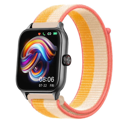 20mm 22mm Nylon Loop For Amazfit GTS4/2/3/3pro/2e/GTS2 Mini/GTR 4 42/47mm/GTR 2e/stratos bracelet for Amazfit bip/U/S/lite strap
