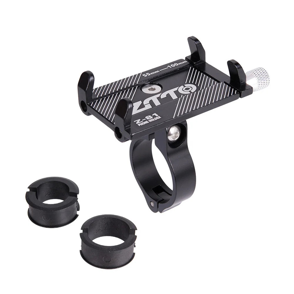Bicycle Phone Holder 360° Rotation Aluminum Alloy MTB Bike Phone GPS Bracket Scooter Motorcycle Handlebar Mount Cell Phone Stand