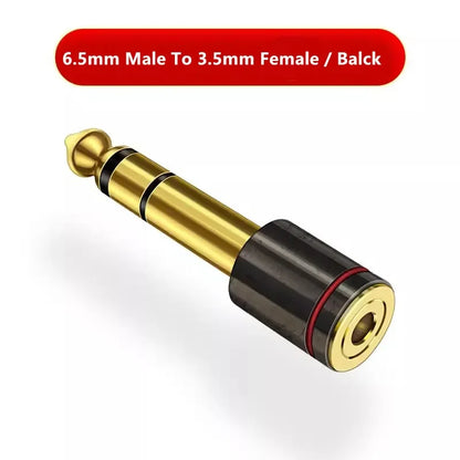 3.5mm To 6.35mm Female Headphone Adapter 6.5 3.5 Connectors Earphones Microphone Speaker Guitar Conversion Plug Audio Converter
