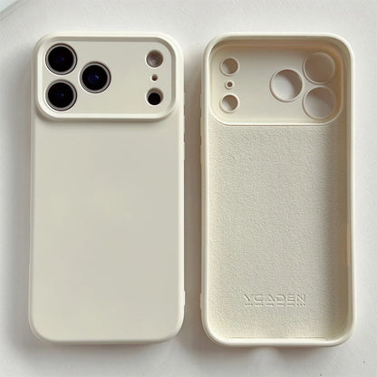 TPU Shockproof Cover For iPhone 17 16  Pro Max For iPhone 17Air 16 15 14 Pro Case Liquid Silicone Original TPU Protect Case