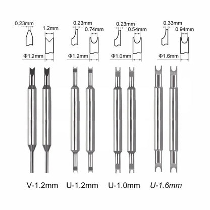 Aluminum Alloy Watch Band Remover Plier Spring Bar V-Shaped Adjuster Watch Strap Repair Tool for Watch Maintenance