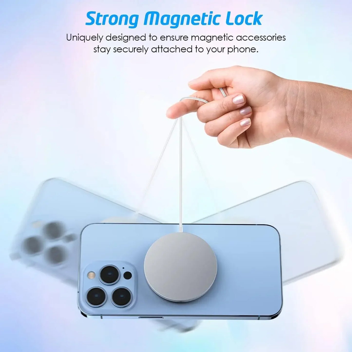For Magsafe Magnetic Plate Ring Universal Metal Sticker Support Wireless Charger Metal Plate Sheet for Magnet Car Holder