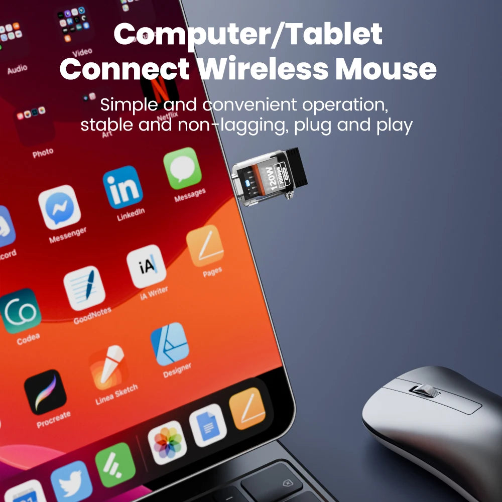 120W Type C To USB A OTG Adapter USB3.2 To Type C Female Fast Charging Converter For iPhone 15 16  Macbook Huawei Samsung Xiaomi