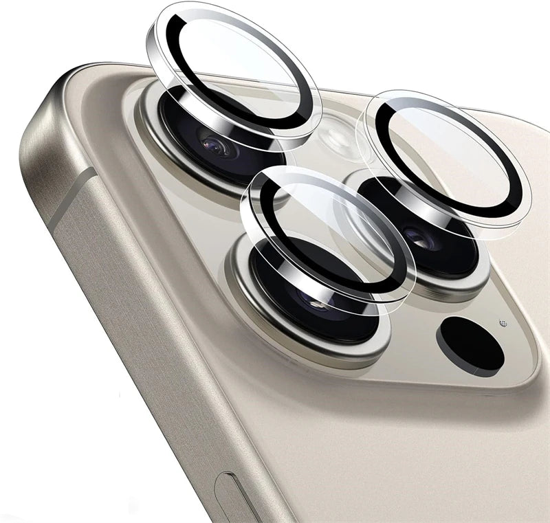 HD Clear Tempered Glass Camera Lens Protector for IPhone 17 16 15 14 13 11 Pro Max Plus 12 Mini 16Pro Ring Individual Lens Cover