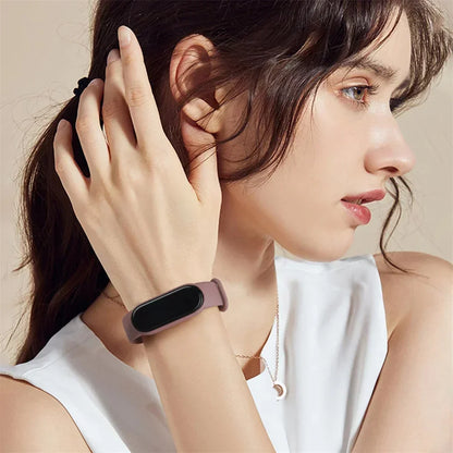 Watch Strap For Xiaomi Mi Band 7 6 5 4 3 Wristband Silicone Bracelet Wrist Straps MiBand 3/4 band5 band6 Smartwatch Accessories