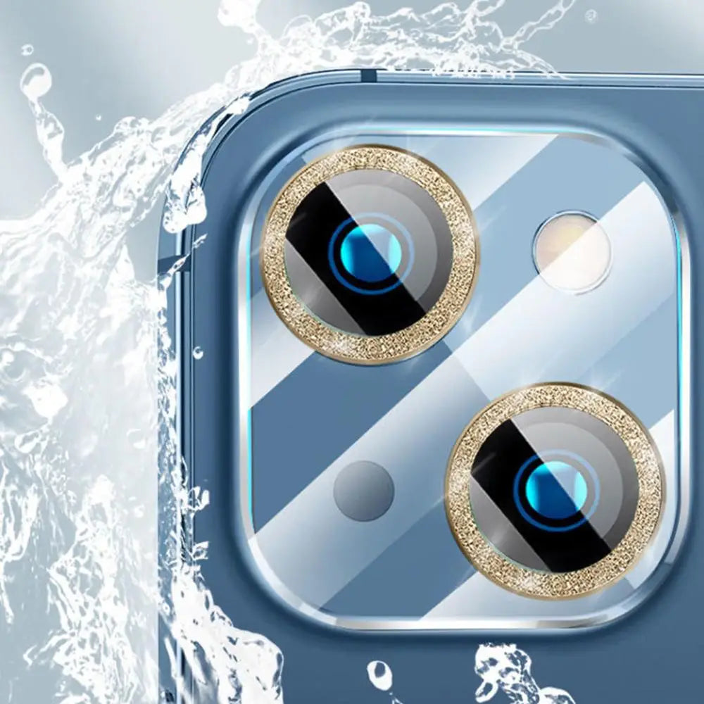 Glitter Camera Protector For iPhone 16 Pro Max 15 Plus 14 13 12 11 Pro Max 16 Plus 15pro Full Cover Diamond Lens Film Protection